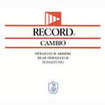 Campagnolo Record rear derailleur instructions (1987)