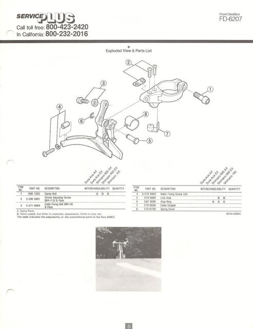 Shimano 600 EX catalog  (11-1983)