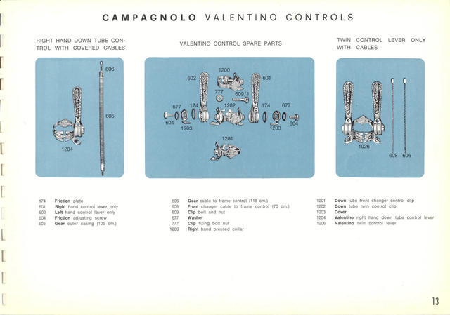 Campagnolo catalog # 16 (1968)