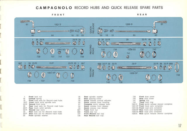 Campagnolo catalog # 16 (1968)