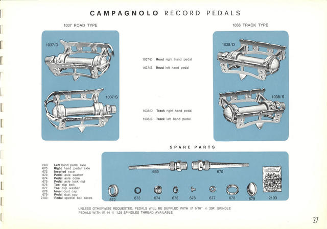 Campagnolo catalog # 16 (1968)