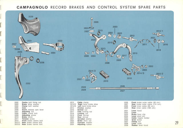 Campagnolo catalog # 16 (1968)
