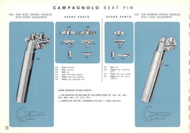 Campagnolo catalog # 16 (1968)