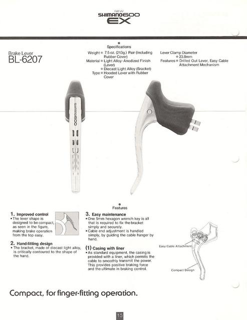 Shimano 600 EX catalog  (11-1983)