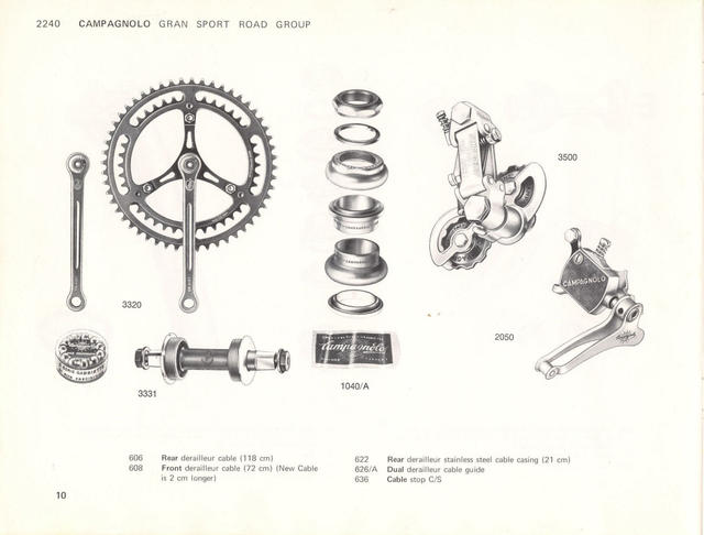 Campagnolo catalog # 17a (1975)