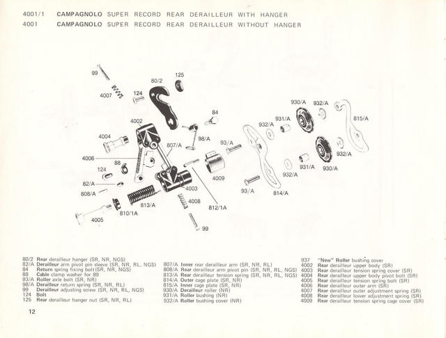 Campagnolo catalog # 17a (1975)