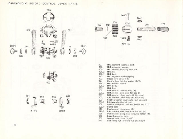 Campagnolo catalog # 17a (1975)