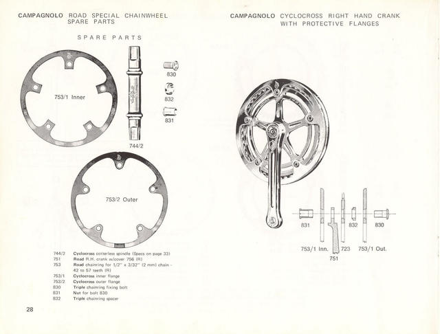 Campagnolo catalog # 17a (1975)