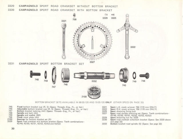 Campagnolo catalog # 17a (1975)