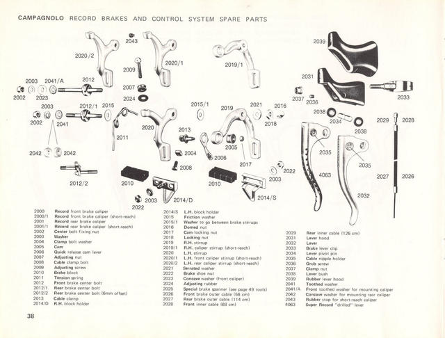 Campagnolo catalog # 17a (1975)