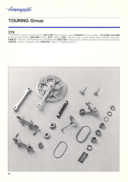 Campagnolo catalog # 18 (12-1985)