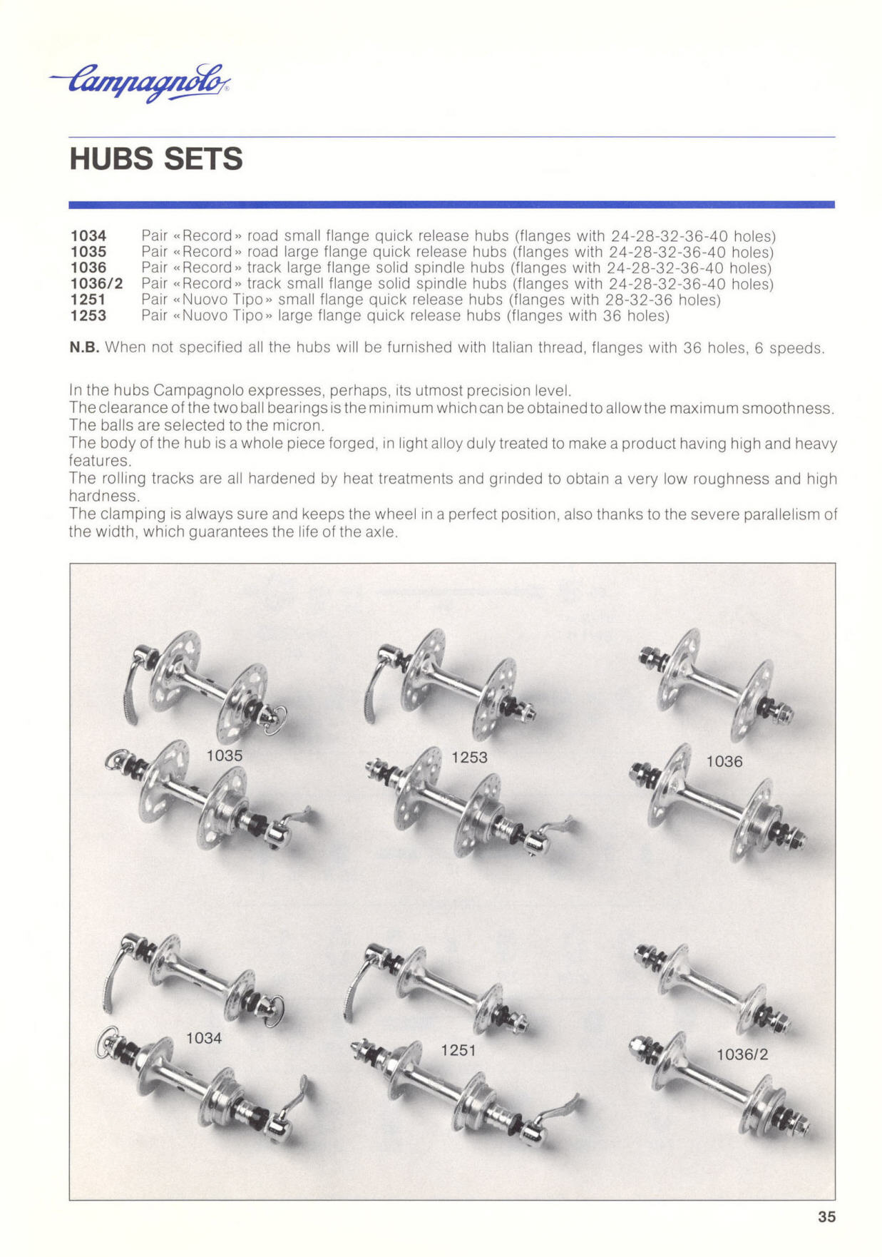 Campagnolo catalog # 18 (12-1985)