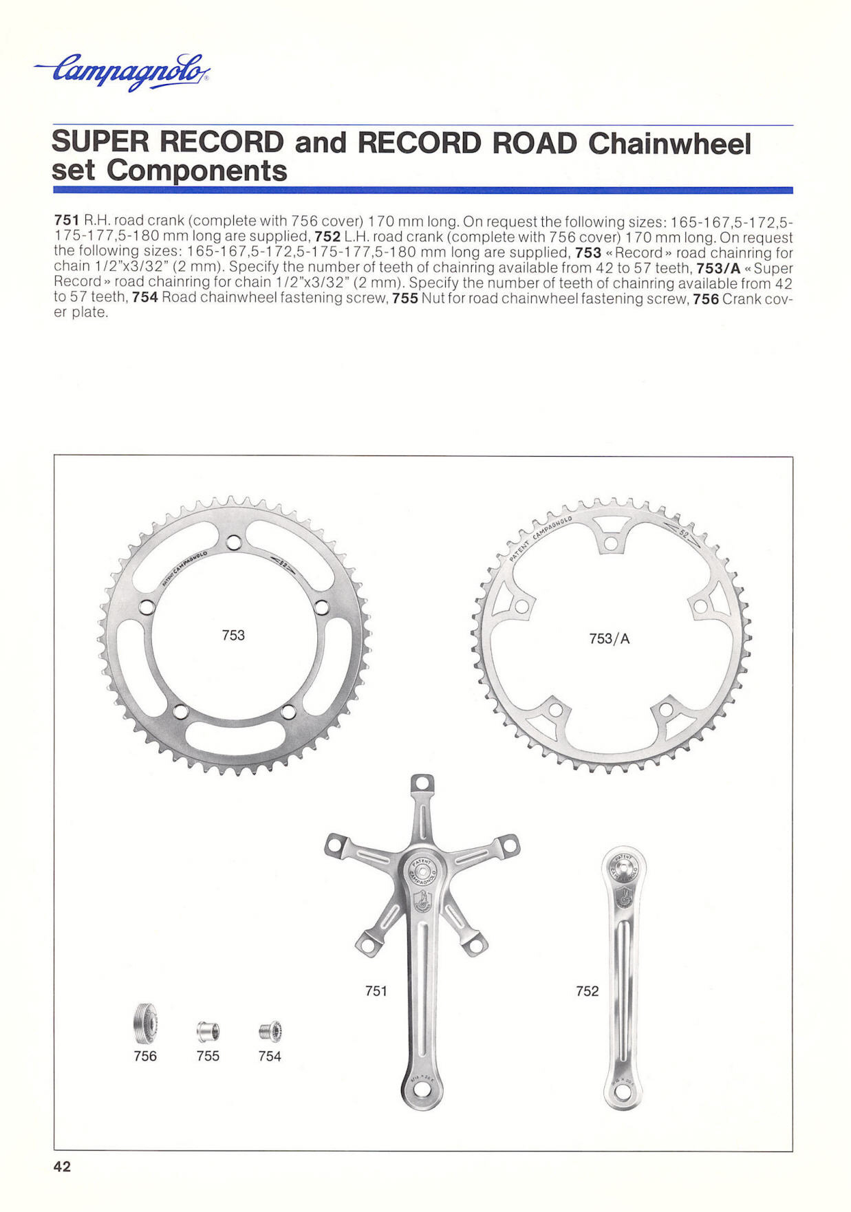 Campagnolo catalog # 18 (12-1985)