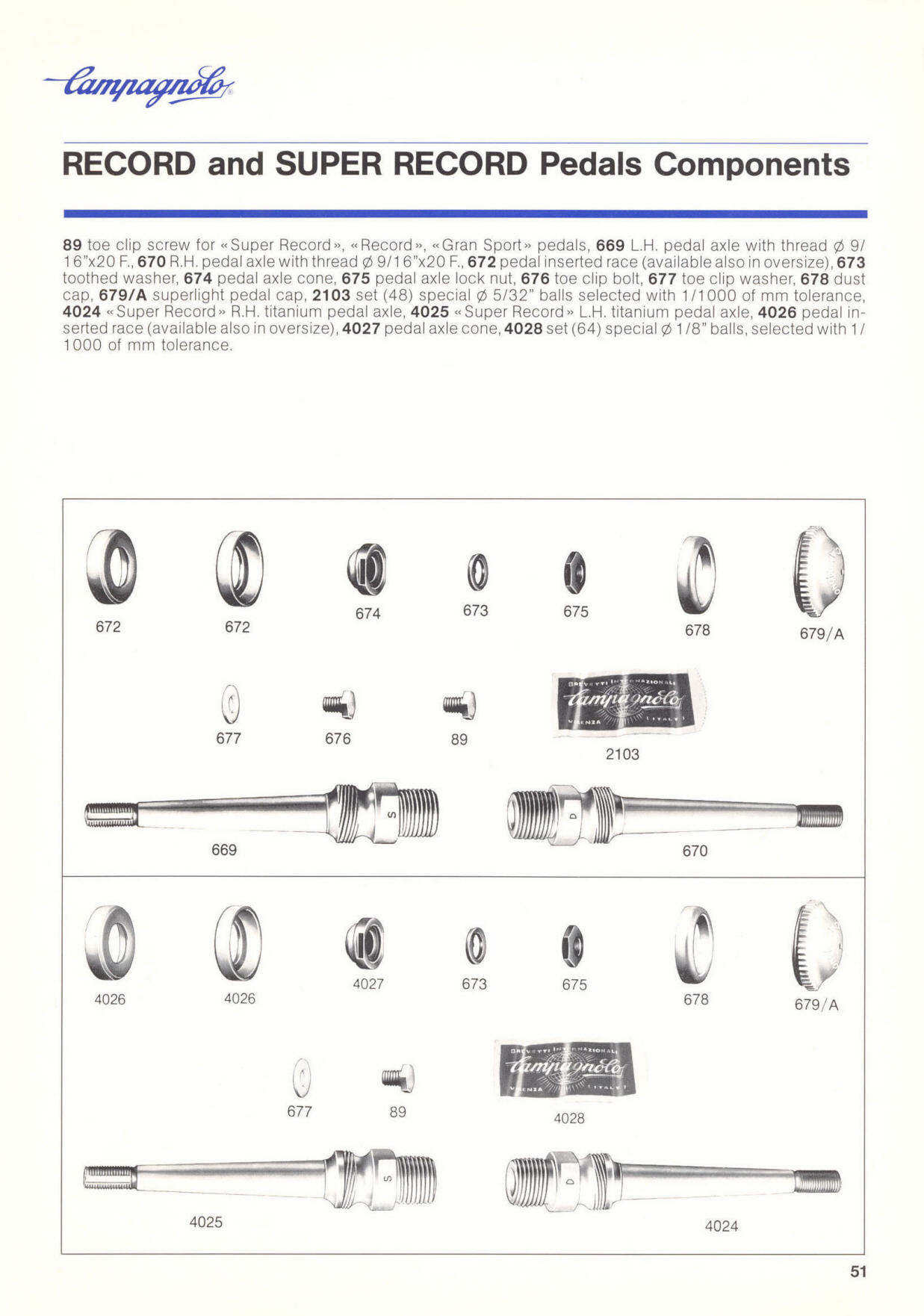 Campagnolo catalog # 18 (12-1985)