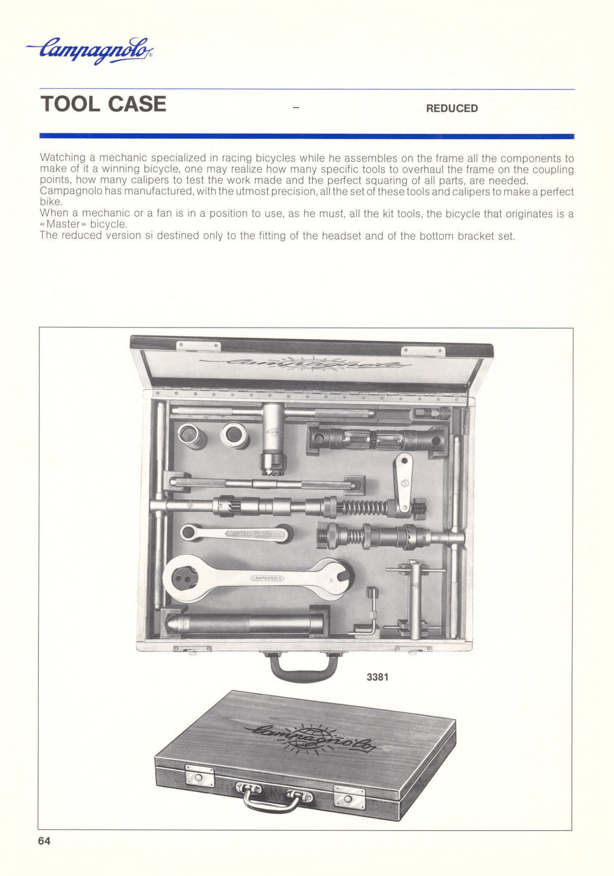 Campagnolo catalog # 18 (12-1985)