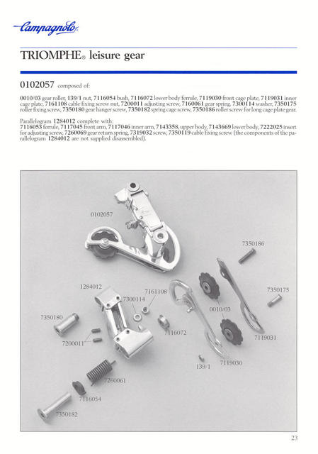 Campagnolo catalog # 18 bis (12-1986)