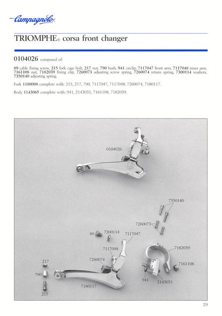 Campagnolo catalog # 18 bis (12-1986)