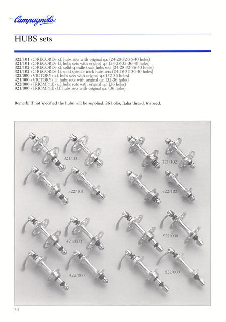 Campagnolo catalog # 18 bis (12-1986)