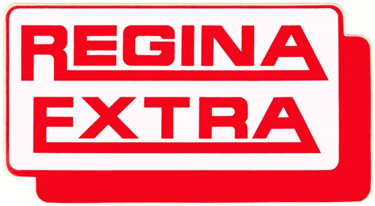 Regina Extra Sticker (circa 1980's)