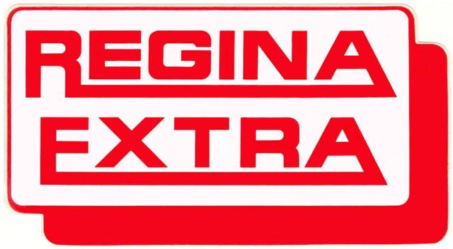 Regina Extra Sticker (circa 1980's)