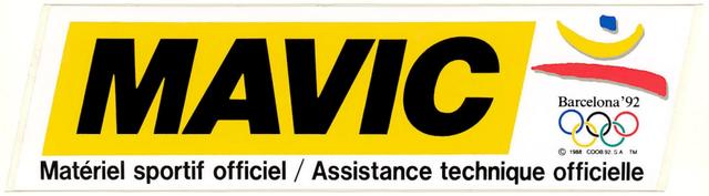 MAVIC sticker (1988 - 1992)