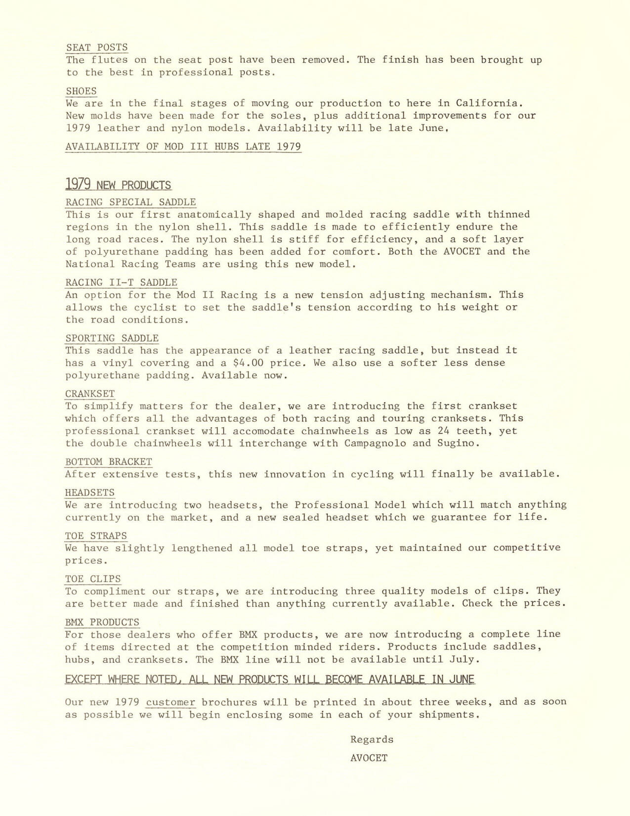 Avocet Dealer News (05-1979)