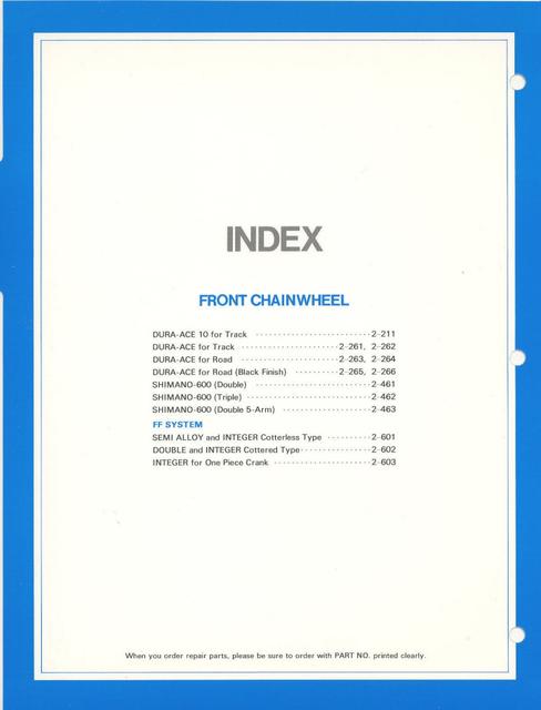 Shimano parts catalog  (04-1979)