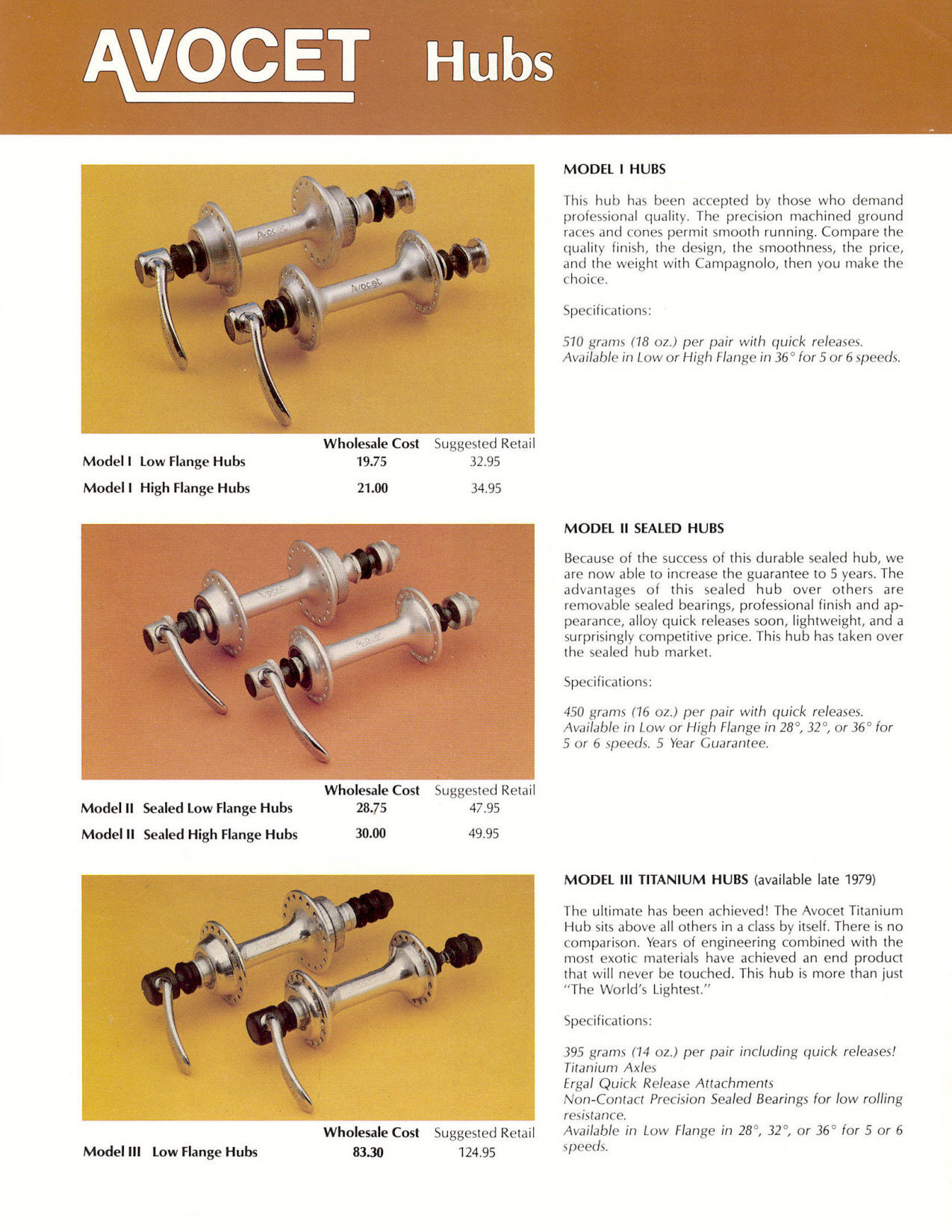 Avocet catalog (1979)