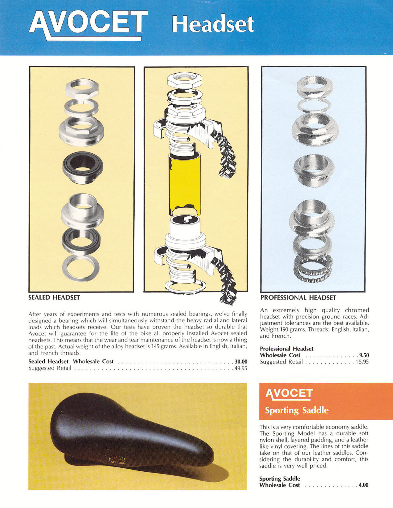 Avocet catalog (1979)