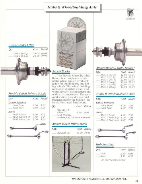 Avocet catalog (1985)