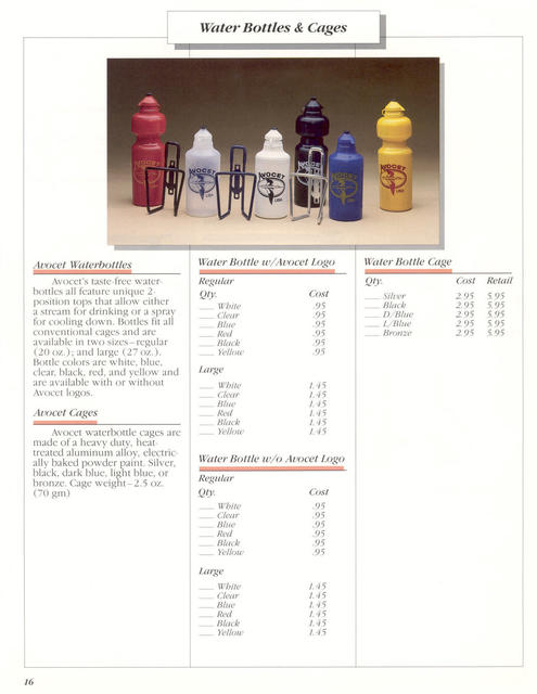 Avocet catalog (1985)