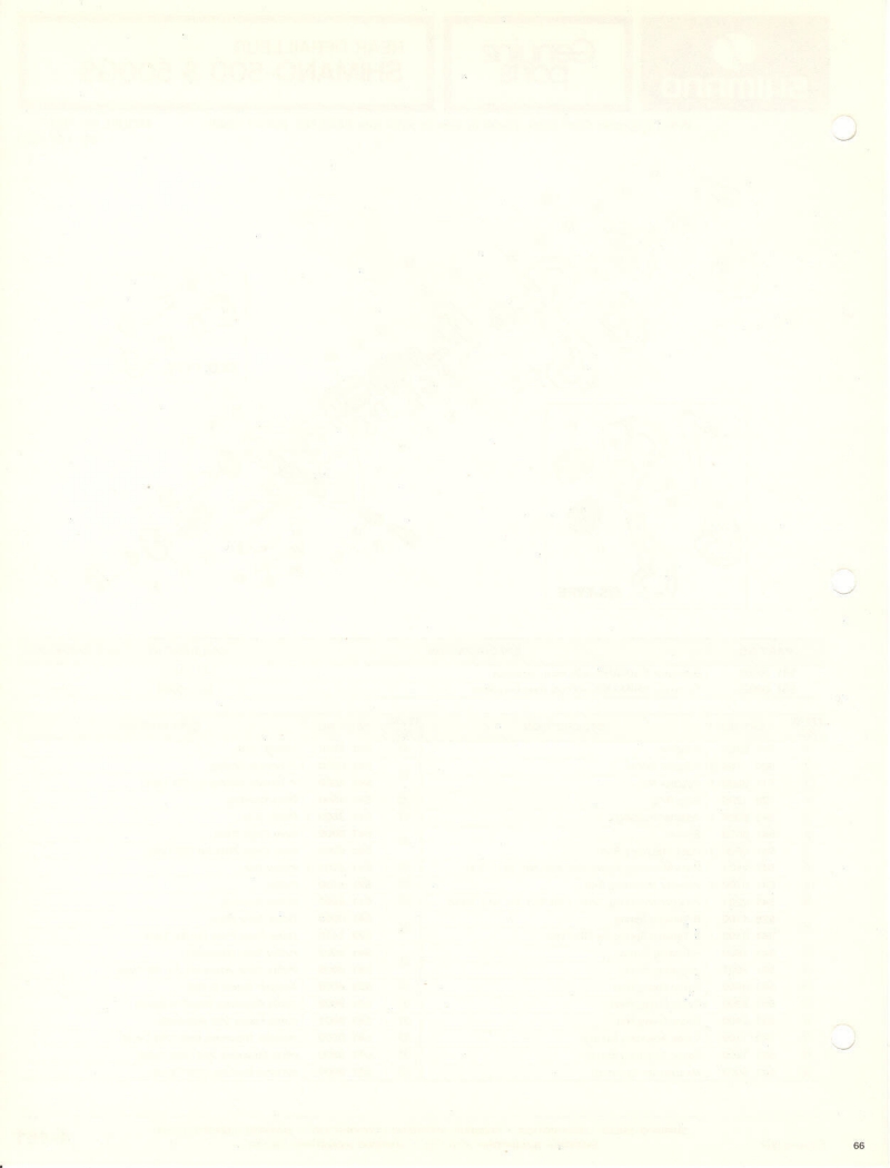 Shimano parts catalog  (04-1979)
