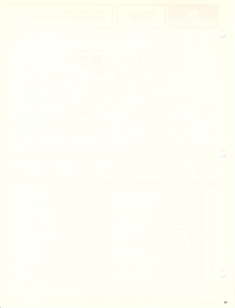Shimano parts catalog  (04-1979)