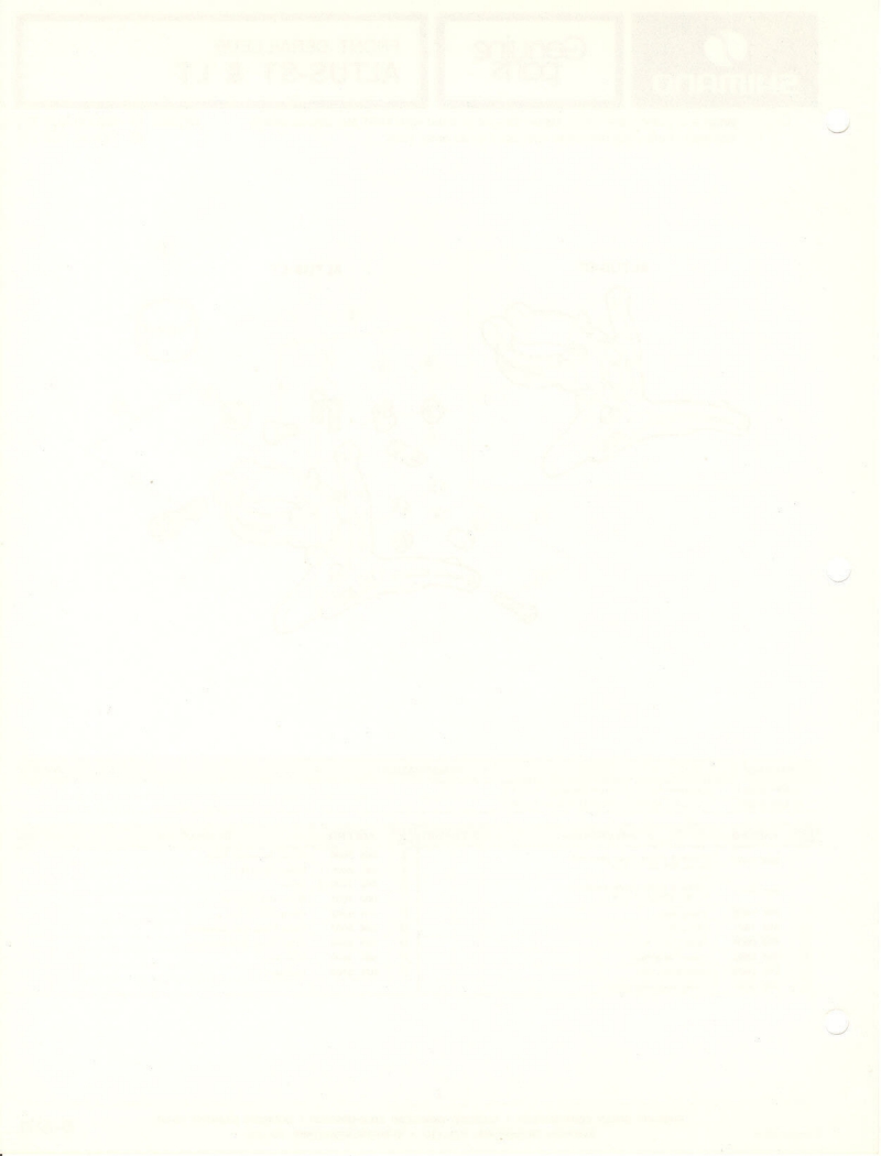 Shimano parts catalog  (04-1979)