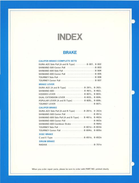Shimano parts catalog  (04-1979)