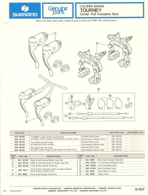 Shimano parts catalog  (04-1979)