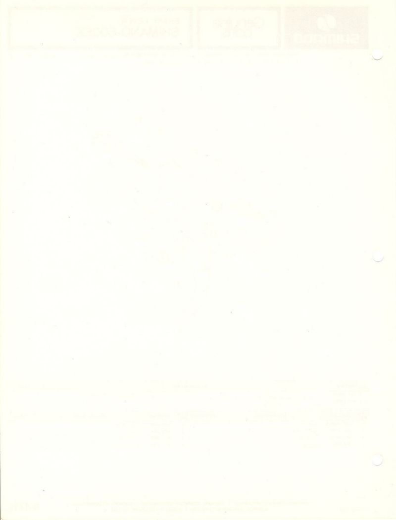 Shimano parts catalog  (04-1979)