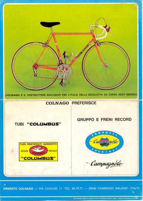Colnago catalog (1973)