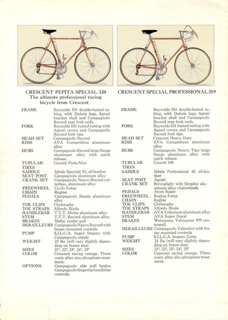 Crescent MCB catalog (1973)